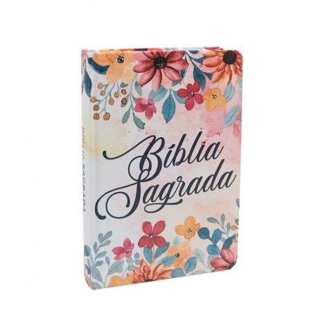 Bíblia Sagrada Flores | NTLH | Letra Normal | Capa Dura Ilustrada