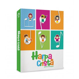 Harpa Cristã Popular Média para Crianças (Capa Notas Musicais) 